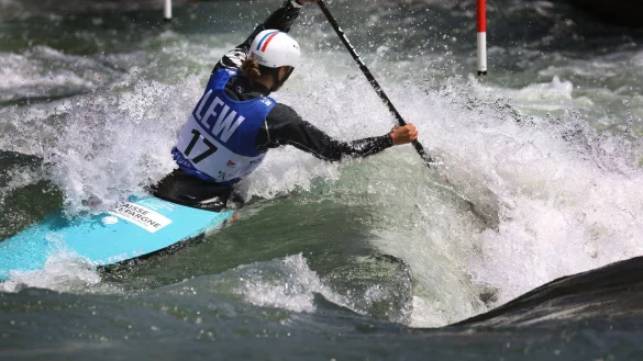 Die deutschen Slalomkanuten haben beim Heim-Weltcup zwei Siege und zwei dritte Pl&auml;tze geholt. - &copy; Karl-Josef Hildenbrand/dpa