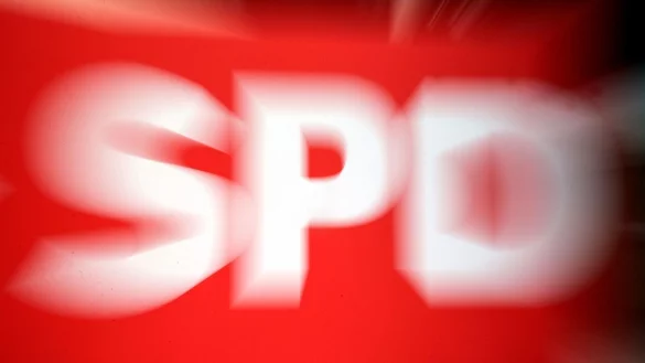 Das Logo der SPD in der Parteizentrale in Berlin. - &copy; Wolfgang Kumm/dpa/Symbolbild