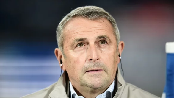 Fortuna-Sportvorstand Klaus Allofs bei einer Talkrunde. - &copy; Michael Schwartz/dpa