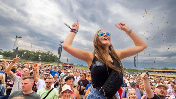 Das Parookaville in Weeze am Niederrhein ist eines der gr&ouml;&szlig;ten Elektro-Festivals in Europa. - &copy; Christoph Reichwein/dpa