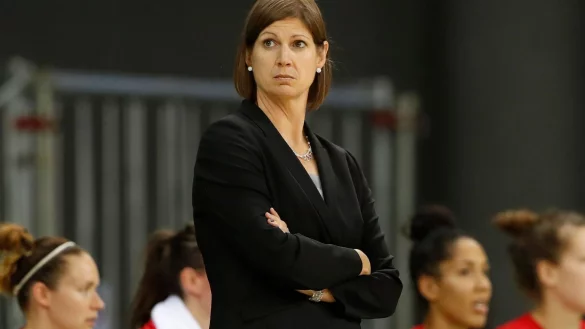 Im letzten Testspiel vor der EM besiegte das DBB-Team von Bundestrainerin Lisa Thomaidis Italien. - &copy; Valdrin Xhemaj/epa/dpa/Archivbild