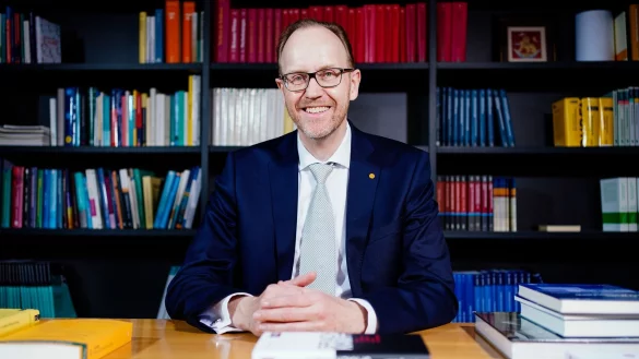 Henning Lobin, Wissenschaftlicher Direktor und Vorstandsvorsitzender des Leibniz-lnstituts f&uuml;r Deutsche Sprache (IDS), ist &uuml;berzeugt: Rechtschreibung ist trotz Digitalisierung von unverzichtbar. - &copy; Uwe Anspach/dpa