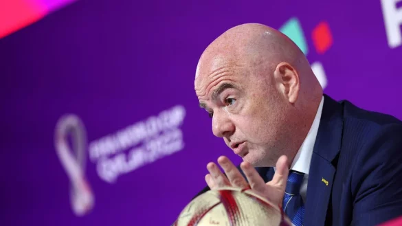 FIFA-Pr&auml;sident Gianni Infantino will gleiche WM-Pr&auml;mien f&uuml;r Frauen und M&auml;nner. - &copy; Tom Weller/dpa/Archivbild