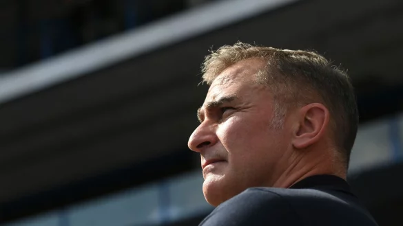 Offenbar nicht mehr Nationaltrainer der T&uuml;rkei: Stefan Kuntz. - &copy; Frederic Sierakowski/AP/dpa