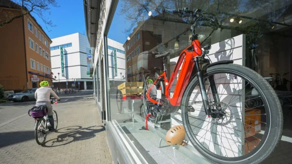 Fast jedes zweite in Deutschland verkaufte Fahrrad hatte im vergangenen Jahr einen Elektromotor. - &copy; Andreas Arnold/dpa