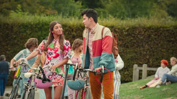 Ruby (Mimi Keene) und Otis (Asa Butterfield) in der finalen Staffel von der Serie &laquo;Sex Education&raquo;. - &copy; Samuel Taylor/Netflix/dpa