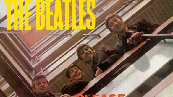 Das Plattencover von «Please Please Me» von den Beatles. - © -/Universal Music/dpa