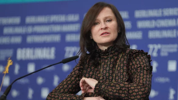 Schauspielerin Sophie Rois auf der Berlinale. - &copy; Joerg Carstensen/dpa