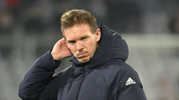 Verordnet Serge Gnabry eine Denkpause: Bayern-Coach Julian Nagelsmann. - &copy; Sven Hoppe/dpa