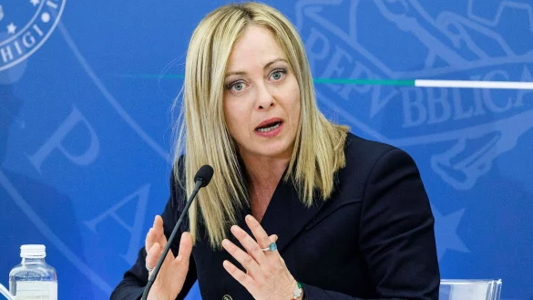 Italiens Ministerpr&auml;sidentin: Giorgia Meloni. - &copy; Roberto Monaldo/LaPresse/AP/dpa