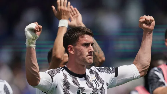 Steht beim FC Bayern hoch im Kurs: Dusan Vlahovic. - &copy; Spada/LaPresse/AP/dpa