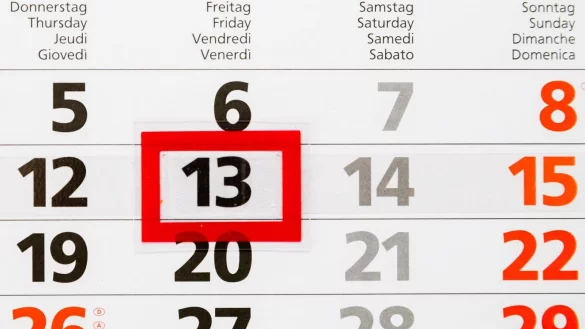 Forschern zufolge hat der Aberglaube vom Ungl&uuml;ck am Freitag, dem 13., in Deutschland m&auml;chtig an Bedeutung eingeb&uuml;&szlig;t. - &copy; Christoph Soeder/dpa