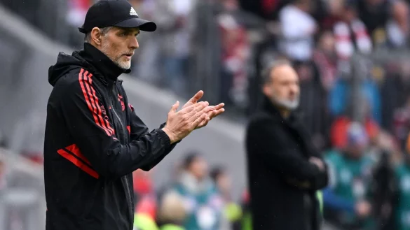 Trainer Thomas Tuchel war mit der Leistung seiner Mannschaft unzufrieden. - © Sven Hoppe/dpa