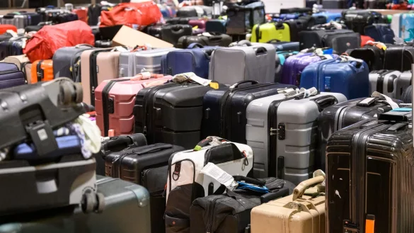 Software soll verloren gegangenes Gep&auml;ck im Luftverkehr k&uuml;nftig schneller zum Besitzer bringen. - &copy; Jonas Walzberg/dpa