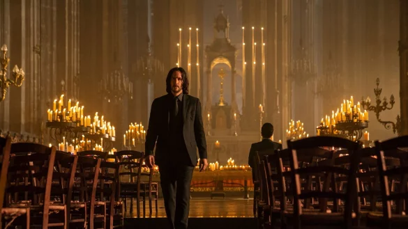 John Wick (Keanu Reeves) k&auml;mpft um sein Leben. - &copy; Murray Close/Leonine/Lionsgate/dpa