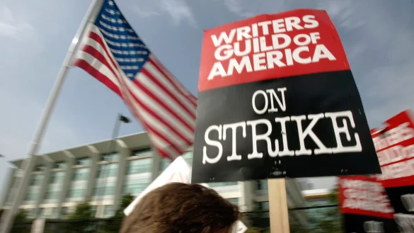 Im Jahr 2007/2008 waren die Hollywood-Autoren 100 Tage lang in den Ausstand gegangen. - &copy; Reed Saxon/AP/dpa/Archiv
