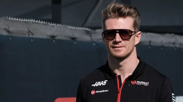 Leicht frustriert: Haas-Pilot Nico H&uuml;lkenberg. - &copy; Loris Roselli/LPS via ZUMA Press Wire/dpa