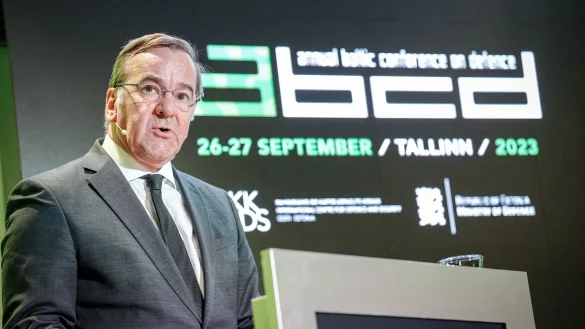 Verteidigungsminister Boris Pistorius (SPD) besuchte f&uuml;r drei Tage zuerst Lettland und anschlie&szlig;end Estland f&uuml;r milit&auml;r-politische Gespr&auml;che. - &copy; Kay Nietfeld/dpa