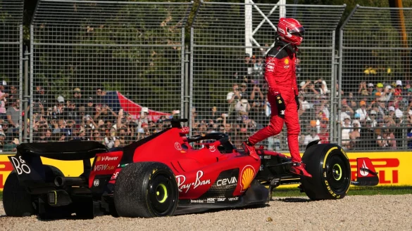 F&uuml;r Ferrari-Pilot Charles Leclerc l&auml;uft es noch nicht rund. - &copy; Scott Barbour/AP/dpa