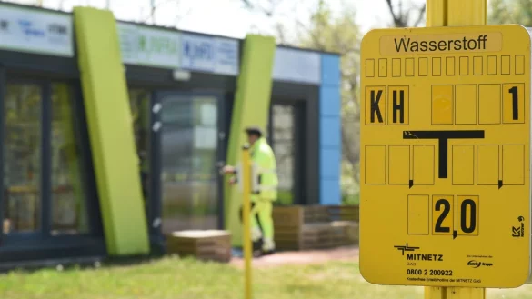 Wasserstoff soll im Zuge der Energiewende schrittweise Erdgas ersetzen. - &copy; Waltraud Grubitzsch/dpa