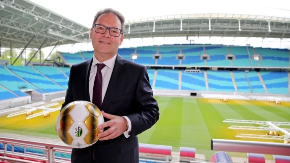 DFB-Vizepr&auml;sident Hermann Winkler steht nach seinen &Auml;u&szlig;erungen zu Ukraines Staatschef Wolodymyr Selenskyj in der Kritik. - &copy; Jan Woitas/dpa