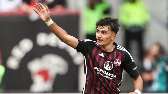 Can Uzun sorgte f&uuml;r einen N&uuml;rnberger Punkt gegen Hannover. - &copy; Daniel Karmann/dpa