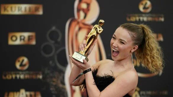 Julia Beautx feierte in Wien. - &copy; Eva Manhart/APA/dpa