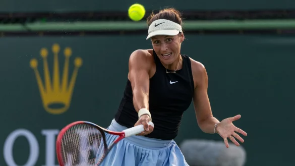 Tatjana Maria kehrt nach ihrer Verletzung für das Spiel der deutschen Damen gegen Brasilien zurück ins Team. - © Maximilian Haupt/dpa