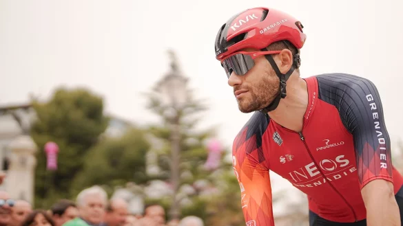 Filippo Ganna muss den Giro d\\\'Italia aufgrund eines positiven Coronatests verlassen. - &copy; Marco Alpozzi/LaPresse via ZUMA Press/dpa