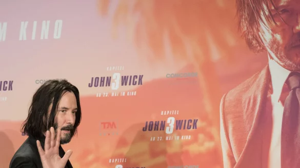 Keanu Reeves stellt &laquo;John Wick: Kapitel 3&raquo; in Berlin vor. - &copy; J&ouml;rg Carstensen/dpa