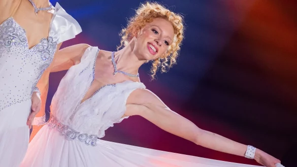 Anna Ermakova kann nach ihrem Auftritt der n&auml;chsten Folge entspannt entgegenblicken. - &copy; Rolf Vennenbernd/dpa