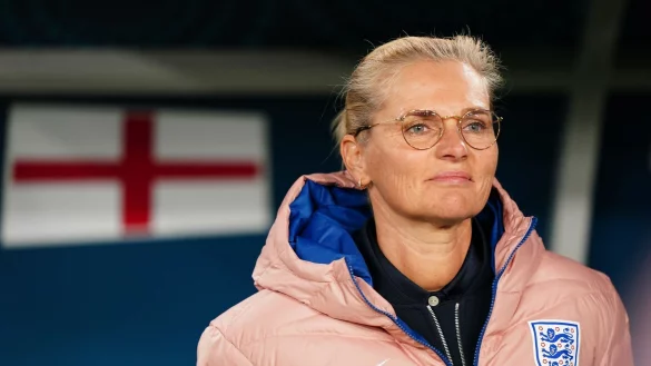 Will mit Englands Fu&szlig;ballerinnen ins WM-Finale: Trainerin Sarina Wiegman. - &copy; Zac Goodwin/PA Wire/dpa