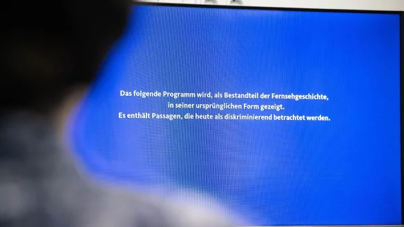 Einige jahrzehntealte Beitr&auml;ge aus den Mediatheken werden mit Warnhinweisen versehen. - &copy; Hannes P. Albert/dpa