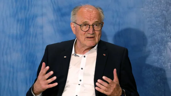 &laquo;Das Grundgesetz ist mehr als nur eine Ansammlung von Paragrafen&raquo;: Heinz Hilgers. - &copy; Bernd W&uuml;stneck/dpa