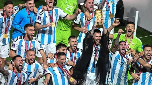 Weltmeister Argentinien er&ouml;ffnet die Qualifikation f&uuml;r die WM 2026. - &copy; Robert Michael/dpa