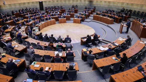 Eine aktuelle Stunde im Landtag NRW. - &copy; Oliver Berg/dpa/Archivbild