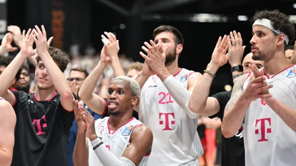 Die Telekom Baskets Bonn sind Ulm ins BBL-Finale gefolgt. - &copy; Hendrik Schmidt/dpa/Archivbild