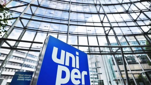 Das Logo von Uniper ist zu sehen. - &copy; Oliver Berg/dpa/Archivbild