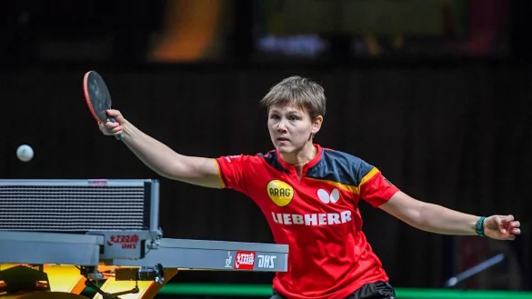 Nina Mittelham und die deutsche Mannschaft sind Europameisterinnen im Tischtennis. - &copy; Li Yahui/XinHua/dpa