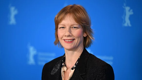 Schauspielerin Sandra H&uuml;ller auf der Beerlinale 2023. - &copy; Monika Skolimowska/dpa