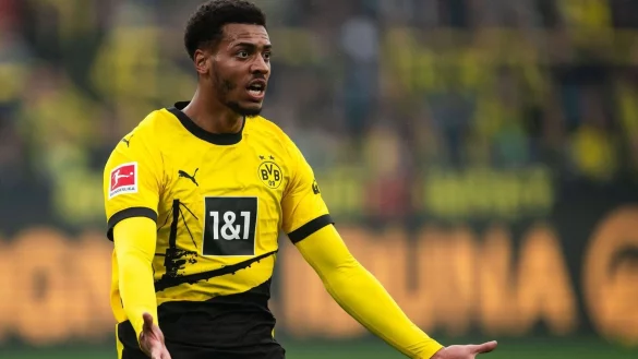 In einem Interview weist BVB-Neuzugang Felix Nmecha von sich, homophob oder transphob zu sein. - &copy; Marius Becker/dpa