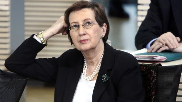 Heide Simonis - die streitbare Sozialdemokratin trug mit Gegnern und Parteifreunden viele K&auml;mpfe aus. - &copy; Ulrich Perrey/dpa