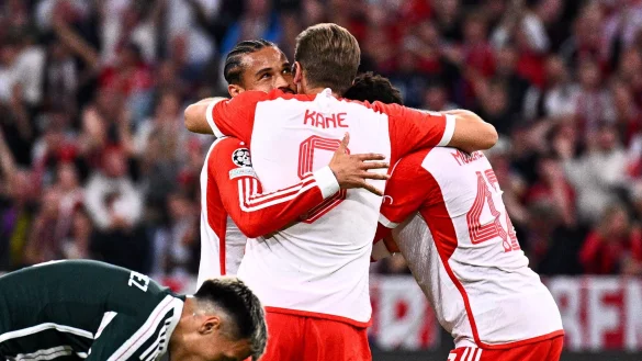 Der FC Bayern M&uuml;nchen gewinnt zum Auftakt der Champions League 4:3 gegen Manchester United. - &copy; Tom Weller/dpa