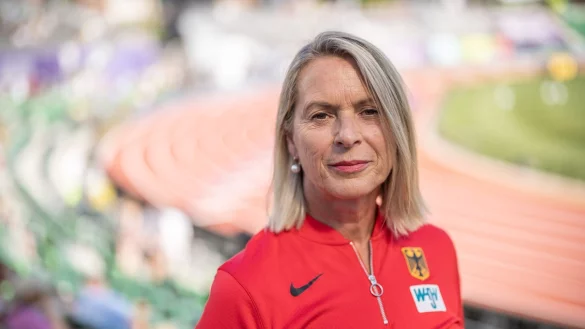 Annett Stein ist die Cheftrainerin der deutschen Leichtathleten. - &copy; Michael Kappeler/dpa