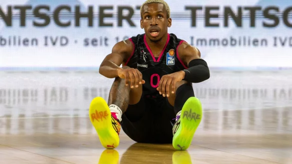 Auch T.J. Shorts konnte die Niederlage in Ulm nicht abwenden. - &copy; Stefan Puchner/dpa