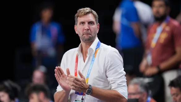 Der fr&uuml;here Basketball-Superstar Dirk Nowitzki wird nicht zum WM-Finale reisen. - &copy; Zhang Xiaoyu/XinHua/dpa