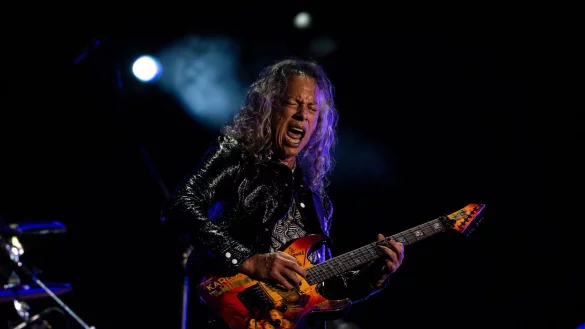 Kirk Hammett: &laquo;Wir treffen gerade offenbar wieder den Zeitgeist.&raquo; - &copy; Brittainy Newman/AP/dpa