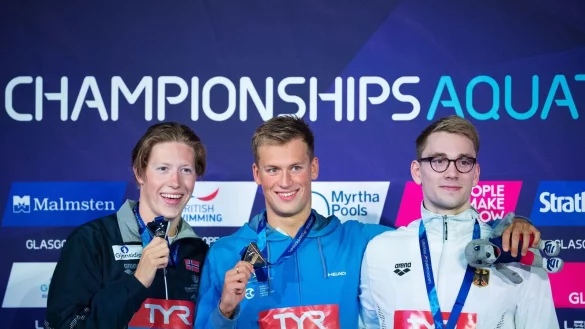 Der Ukrainer Mychajlo Romantschuk (M.) hat Angst um seine Karriere. - © Joel Marklund/Bildbyran via ZUMA Press/dpa