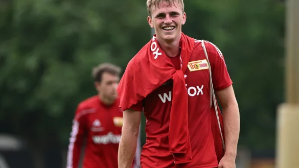 Im Testspiel in Ungarn gelang dem D&auml;nen sein erstes Tor f&uuml;r die Eisernen. - &copy; Matthias Koch/dpa