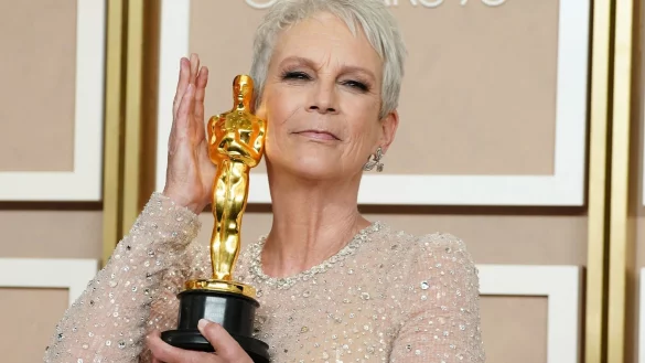 Jamie Lee Curtis hat mit ihrer Auszeichnung nicht wirklich gerechnet. - &copy; Jordan Strauss/Invision/AP